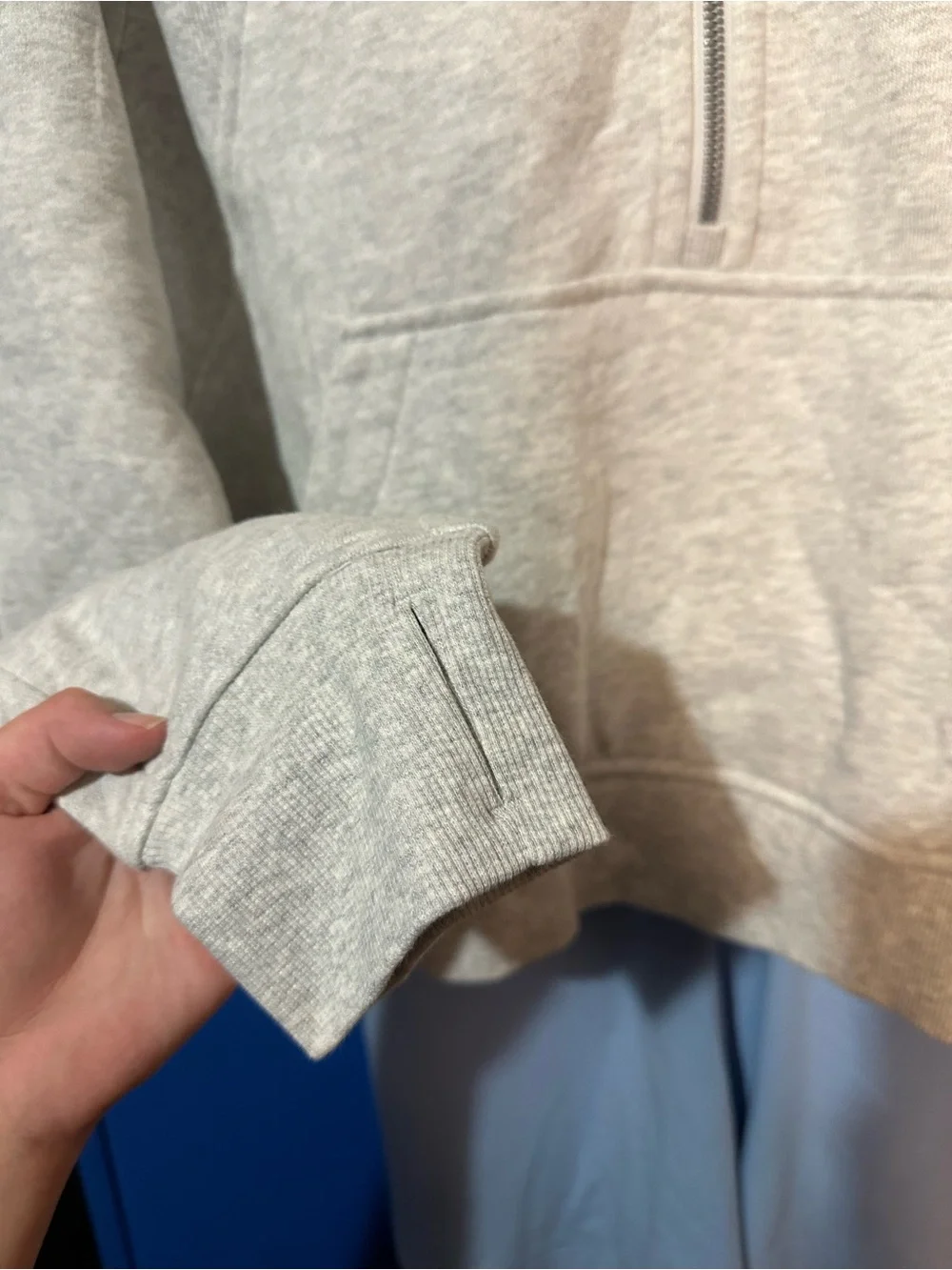 Women's New York Rangers lululemon Scuba Oversized Half-Zip Hoodie (M/L) NWOT